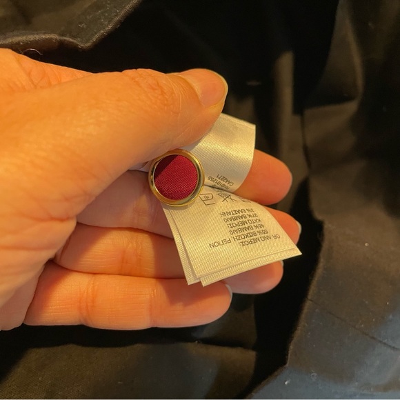 Peter Pan Collar Ruffle Suiting Dress Raspberry Size 6 - Picture 3 of 7